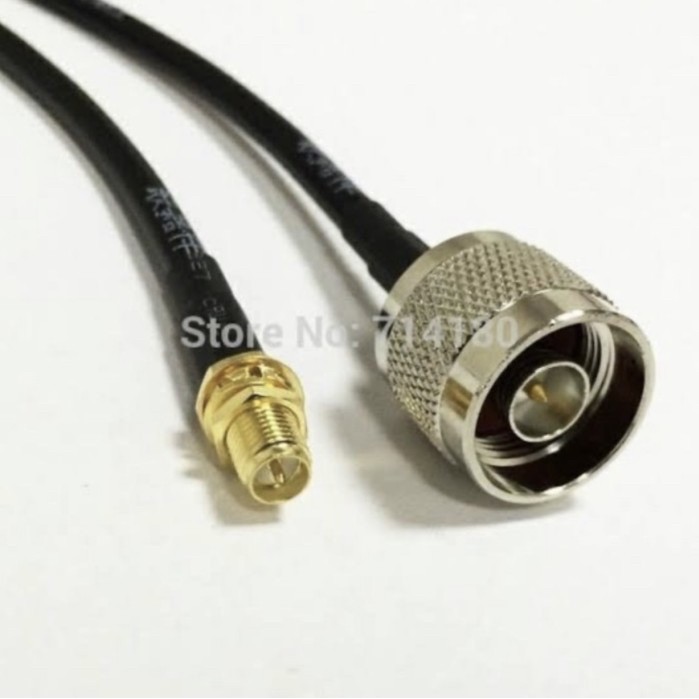 Cavo Coassiale RG316 Da 0.5 Ft – UHF PL-259 Maschio A SO-239 Femmina Paratia, 50 Ohm A Bassa Perdita Per Antenne E Radio