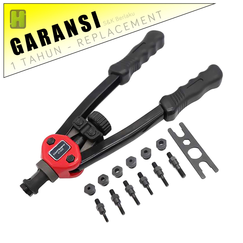 Jual [COD] Rivet Gun Baut Manual Hand Threaded Riveter Nuts Guns with ...