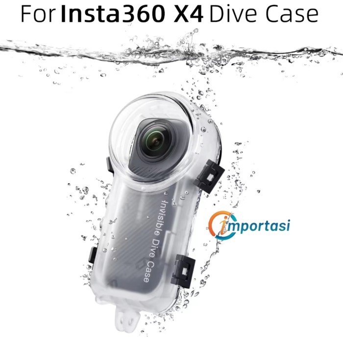 Copriobiettivo Impermeabile X3 Copriobiettivo PULUZ Per Insta360 X3/X4 - Custodia Subacquea Impermeabile Protezione Lenti