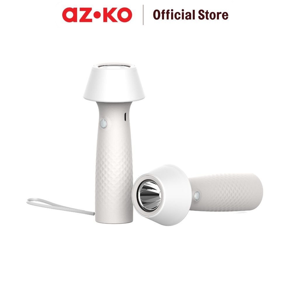 Jual AZKO Apa Senter Rechargeable Dengan Lampu Meja - Putih Flashlight ...