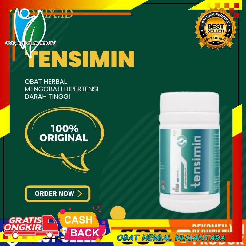 Tensimin Obat Herbal Hipertensi Darah Tinggi Jantung Strok Asam Urat 100% Original dinamics