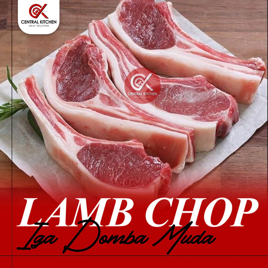 Daging iga Domba Muda / Lamb Chop Lamb Rack 500gr