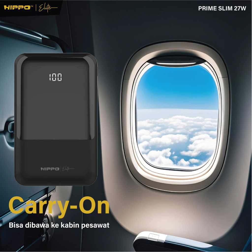 Hippo Elite PowerBank Prime Slim PD 27W 10000mah Super Slim 1.3cm Super Fast Charging