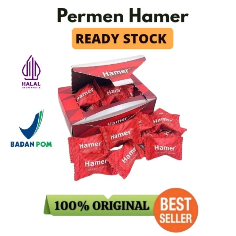 Jual (100% Asli) Permen Hamee-r 1 Box isi (30pcs) BPOM - Permen ...