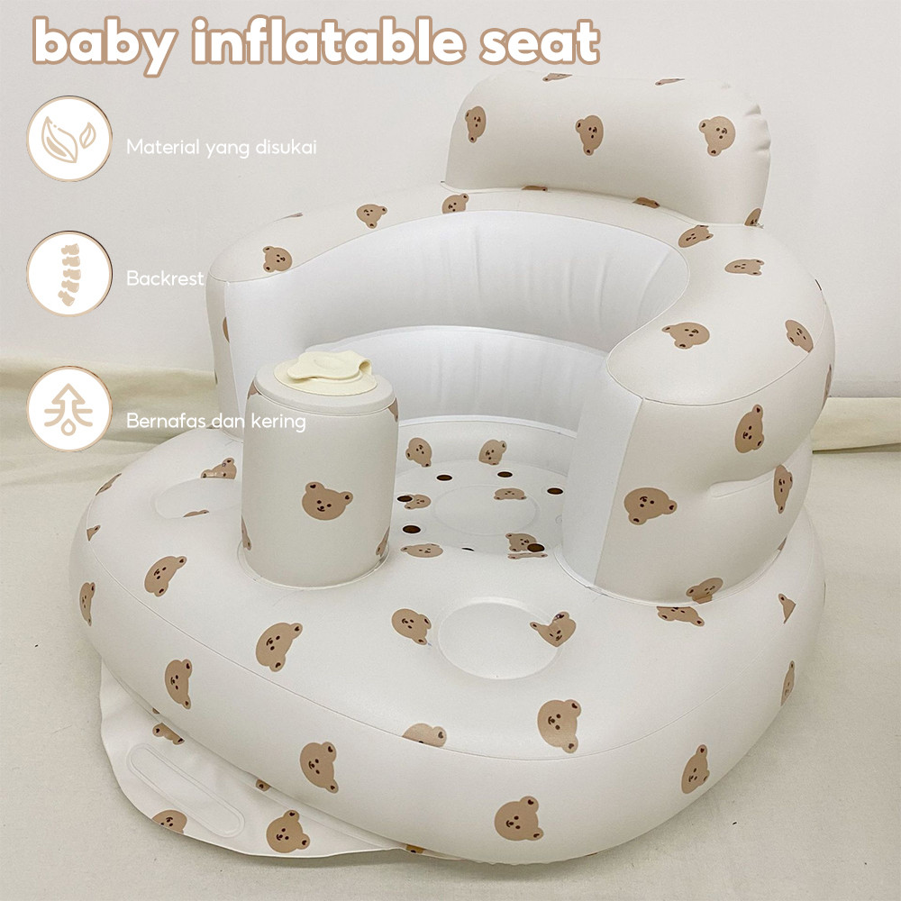 Jual Inflatable Baby Back Support Sofa Baby Learning Sofa Training