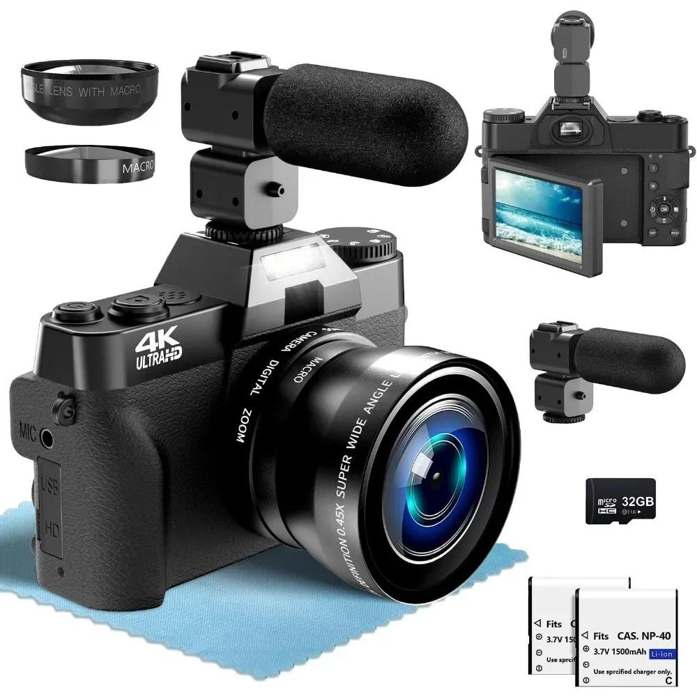 Jual 4K Digital Camera for Photography 16X Digital Zoom Vlog Camera for ...