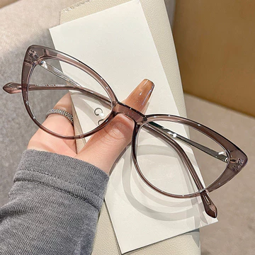 Scripto Cat Eye Kacamata Photocromic Minus Wanita Cat Eye Frame Bluecromic Anti Blueray Kaca 2