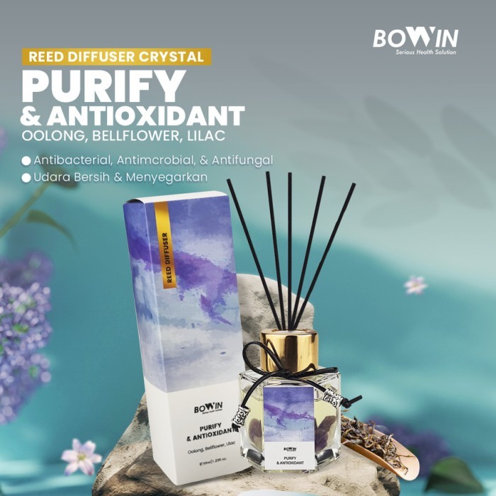 Jual Bowin Reed Diffuser Crystal Aromaterapi Pengharum Ruangan ...