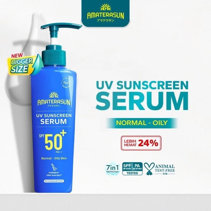 Jual Amaterasun UV Sunscreen Serum SPF 50+ PA++ | Sunblock | Merah ...