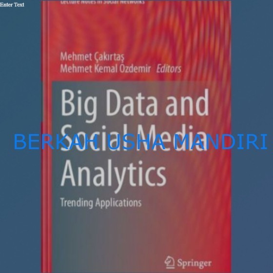 Jual BUKU Big Data and Social Media Analytics Trending Applications ...