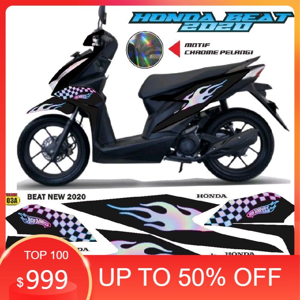 Jual [COD] Sticker Api Striping Beat Deluxe keren fi Motorcycle Motor ...