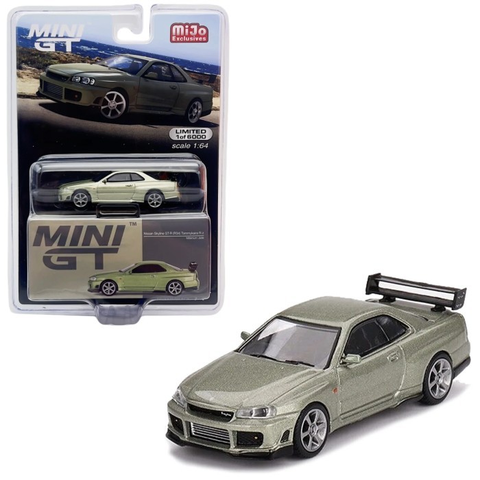 Jual Mini GT 697 Nissan Skyline GT-R R34 Tommykaira R-z Millenium Jade ...