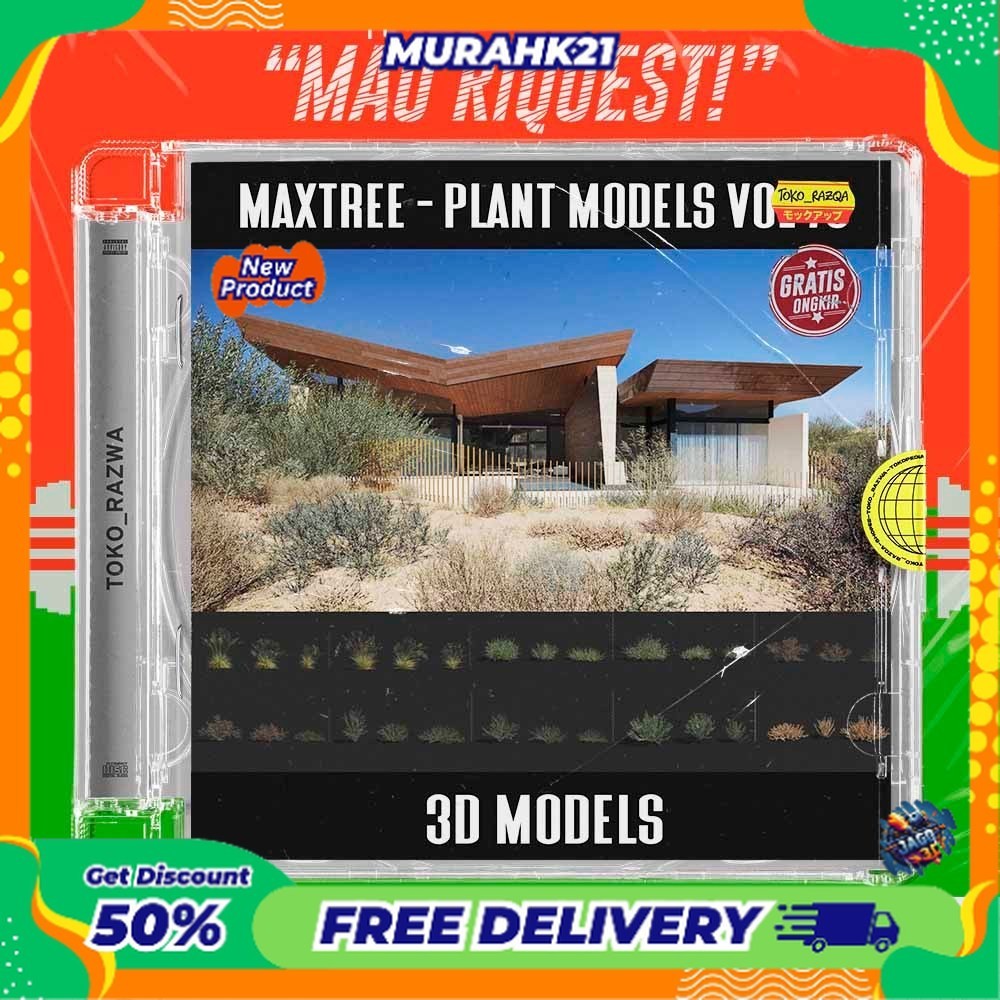 Jual 3D Models - Maxtree - Plant Models Vol 79 - 111023 NEW 3D MODEL ...