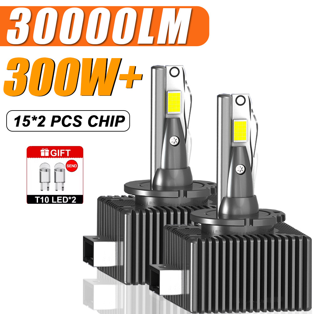 Jual D1S D3S LED Headlights HID D2S D4S D5S D8 Turbo LED 30000LM 300W ...