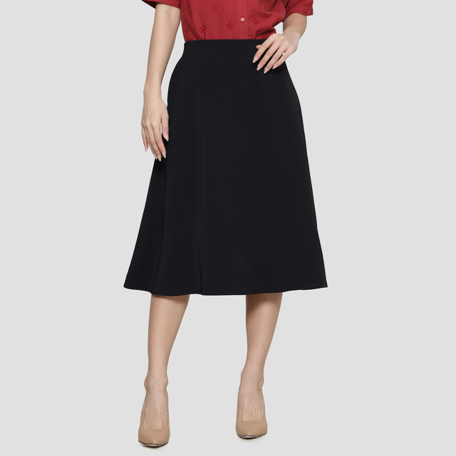 Jual St. Yves A Line Metal Zipper Rok Midi Wanita 121422872 | Shopee ...
