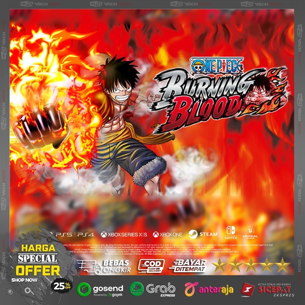 One Piece Burning Blood Nintendo Switch PSVita PS Vita One