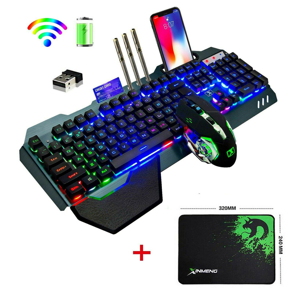 Jual MAMBASNAKE K680 Wireless Rechargeable Keyboard Mouse Set 3800mAh ...