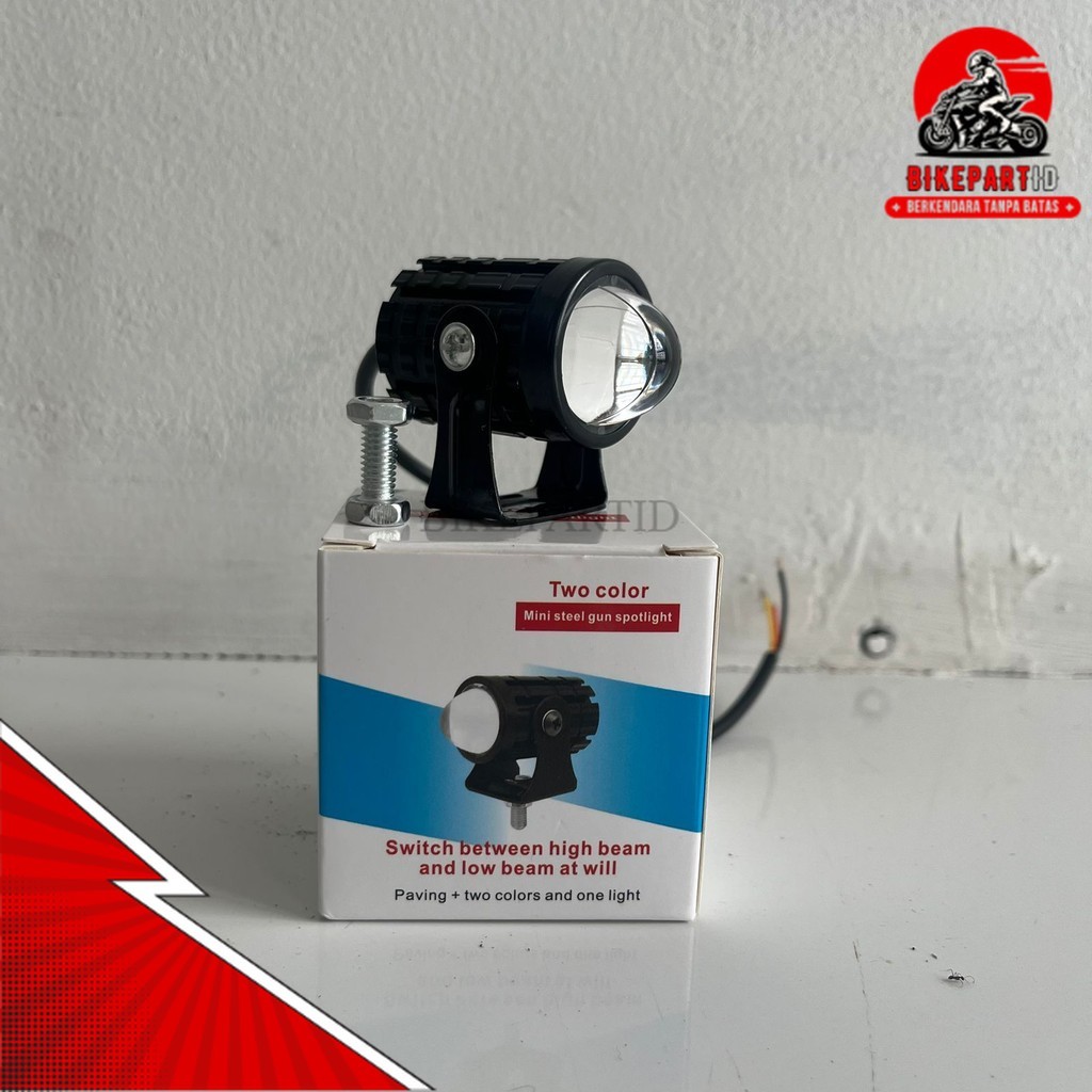 Cod Termurah Lampu Tembak D2 Laser Gun Putih Kuning Semua Motor Anti Air