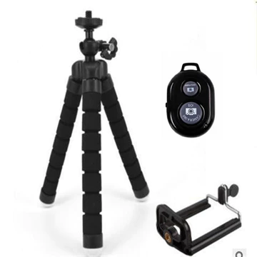 Kirim Dalam 24 Jam Kaki Fleksibel Posisi Bebas Tripod Gurita Stand Ponsel Gurita Holder