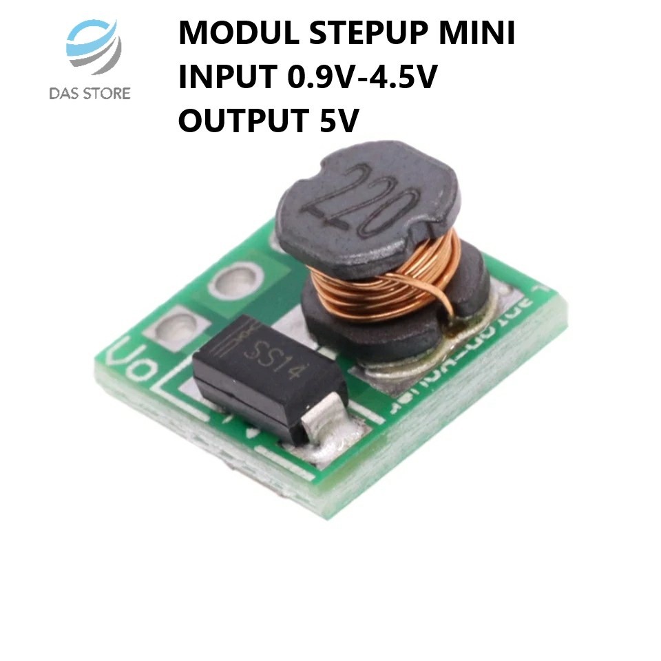 Jual Modul Dc-Dc Step Up Mini Input 0.9V-4.5V Output 5V Boost Converter ...