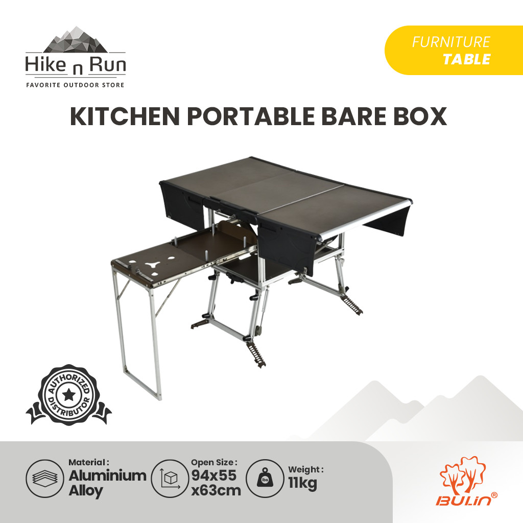 Jual Bulin C550 Meja Dapur Lipat Kitchen Portable Bare Box | Shopee ...