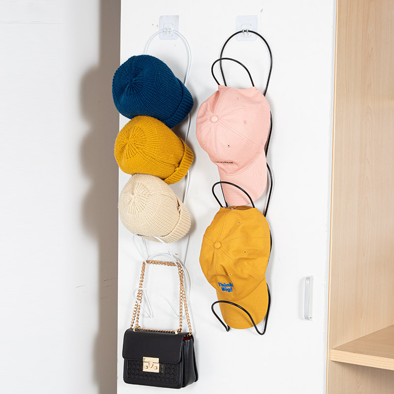 Jual Penyimpanan Topi Cap Hanger Cap Organizer Cap Storage 5 Cincin ...