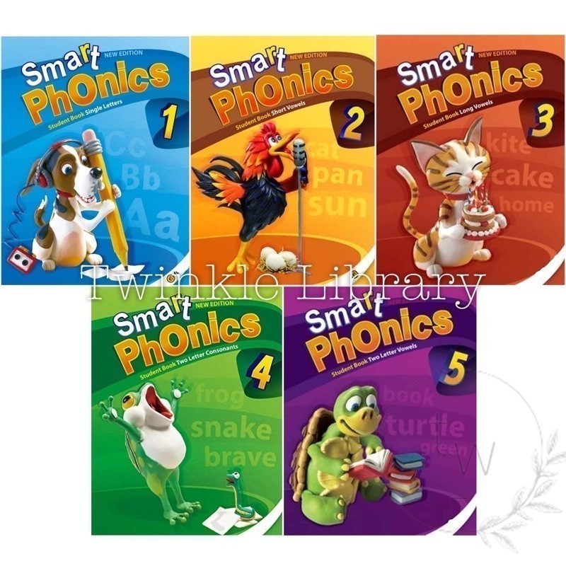 Jual Buku Fisik Smart Phonics 1 2 3 4 5 New Edition Bahasa Inggris