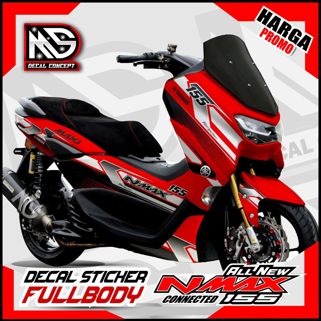 Jual (ANTILUNTUR) TERBARU Decal Sticker Yamaha Nmax 155 New Fullbody ...