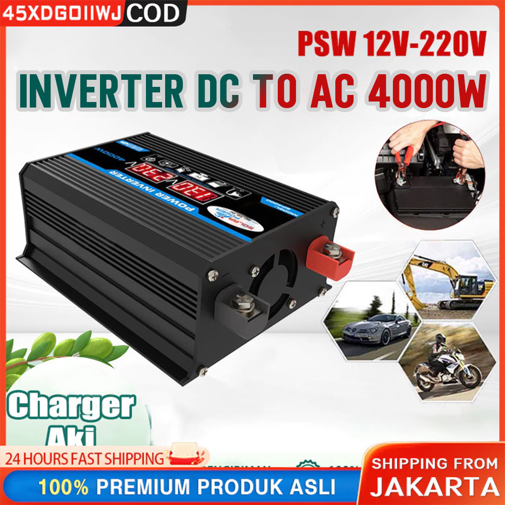 Jual Power Inverter Pure Sine Wave PSW 4000Watt Inverter DC To AC Power ...