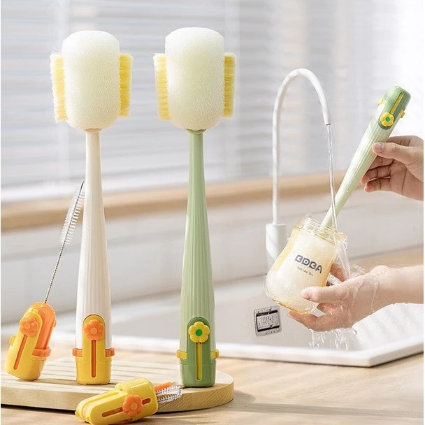 [UNIK88] Sikat Pembersih Botol 5IN1/Sikat Botol Bayi/Tumblr/Teko/Gelas Serbaguna / Bottle Brush | AutoStock