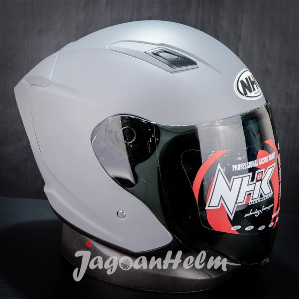 Jual NHK R1 N-MAX ELITE SOLID DIM DOFF | SINGLE VISOR | HELMET HALFACE ...