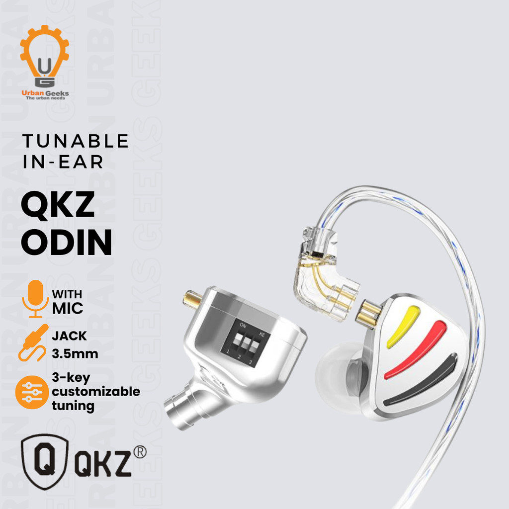 Jual QKZ ODIN 10mm Dual Magnet Dynamic Driver In Ear Monitor | Shopee ...