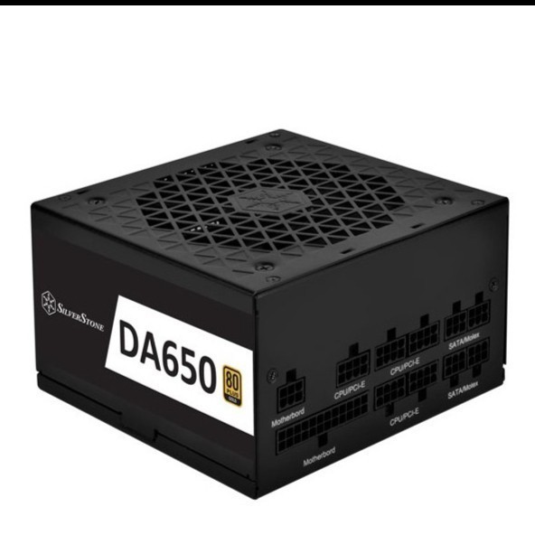 Jual SILVERSTONE 650 Watt 80+ Gold Full MODULAR DA650W-G DA650 Power ...