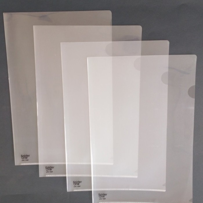 Jual Map L / Clear Sleeve Folder One F4 Folio Plastik Bening - 1 pack ...