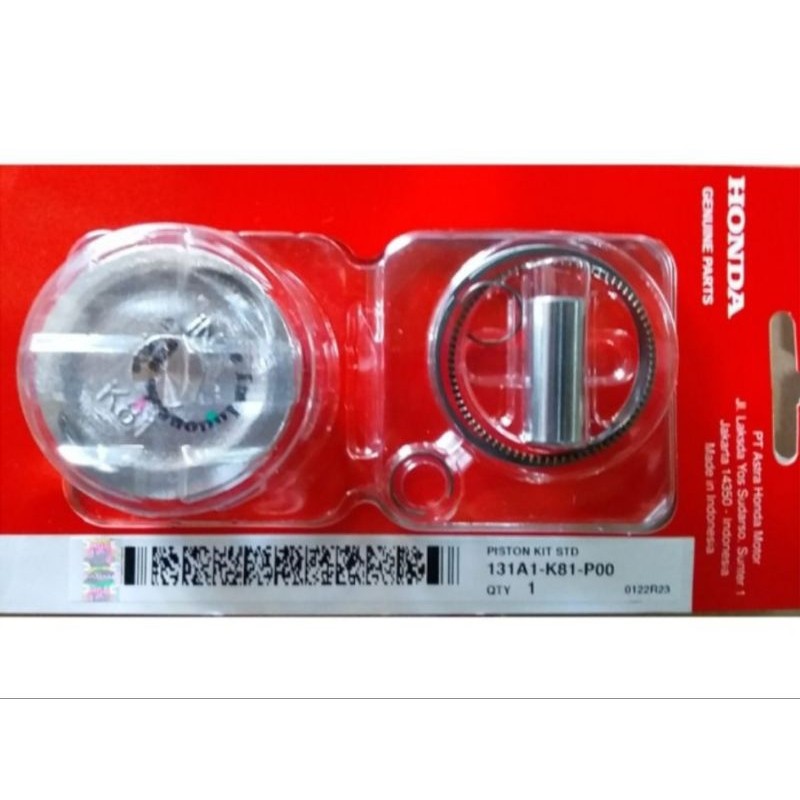  Jual Piston Kit Asli K81 AHM Beat eSP Scoopy eSP 131A1-K81-P00 Seherkit Bildidee 