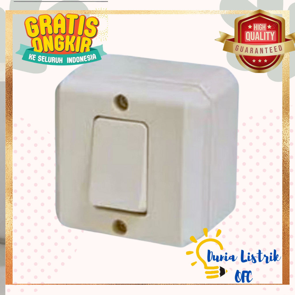 Jual Broco Saklar Engkel Outbow Art 16210 Saklar Tunggal Outbow Broco ...