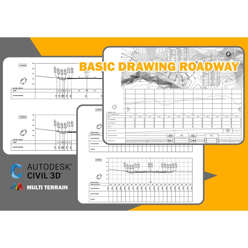 Jual Templates Autocad Civil 3d Roadway / Jalan | Shopee Indonesia