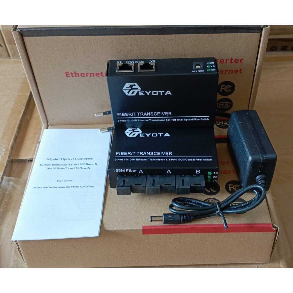 Jual Media Converter FO Eyota Fiber Optik Fiber Transceiver | Shopee ...