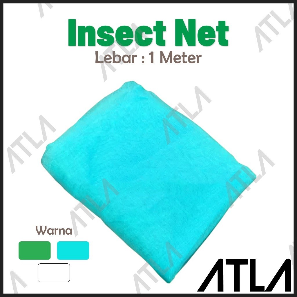 Jual Jaring Insectnet Hijau lebar 1 meter Kasa Nyamuk Green House ...