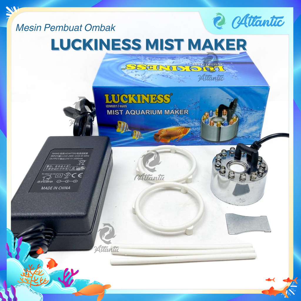 Jual LUCKINESS MIST MAKER PEMBUAT ASAP KABUT AQUARIUM MIST MAKER ...