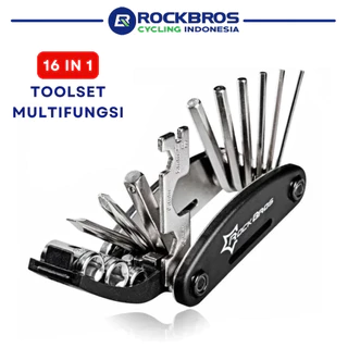 ROCKBROS GJ1601 Kunci Sepeda 16 In 1 Bicycle Tool Kit Toolset Alat Multifungsi