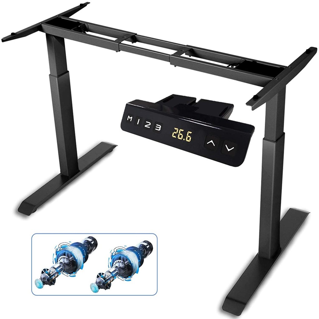 Jual Electric Stand Up Desk Lifting Desk Frame Height Adjustable ...