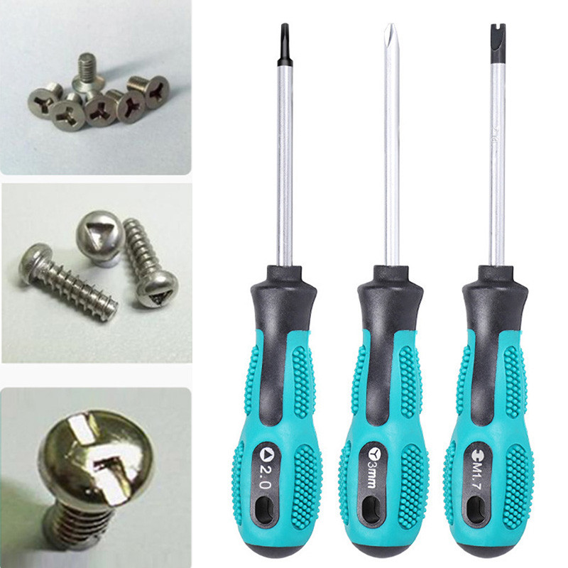 Jual Triangle Screwdriver Set U Y Shape Inner Cross Socket Driver Screw ...