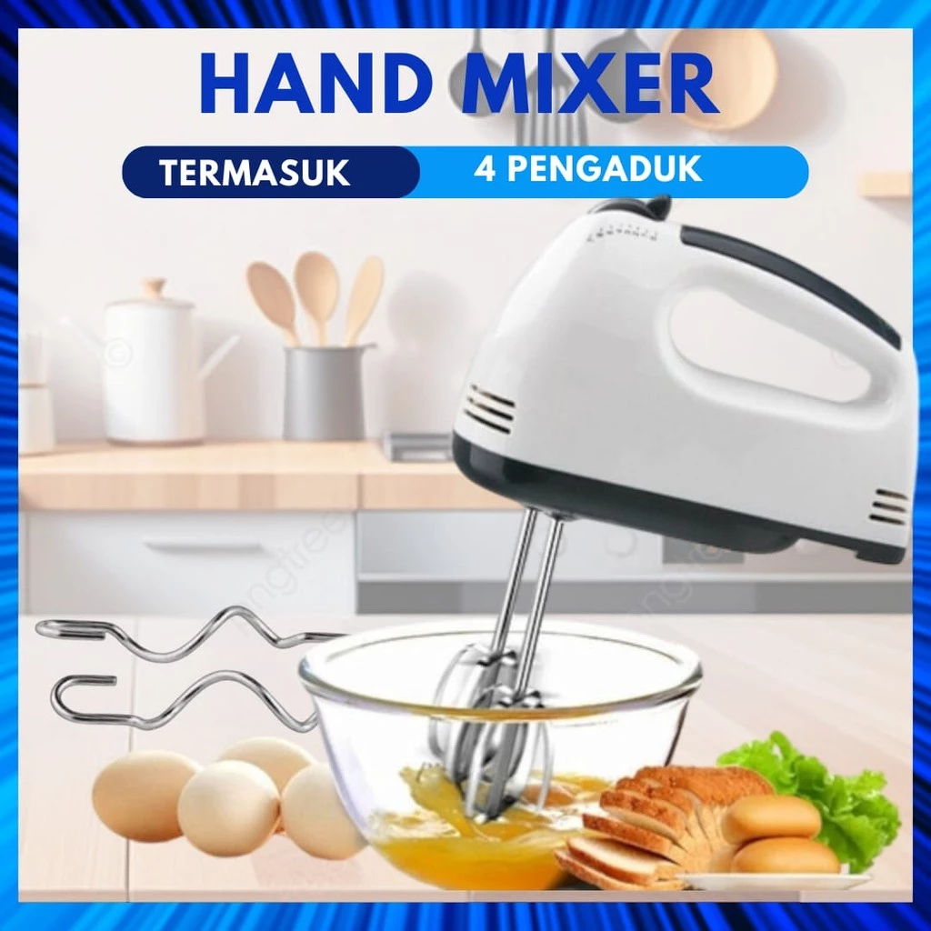 SUPER HAND MIXER PENGOCOK TELUR SERBAGUNA / HAND MIXER PRAKTIS | AutoStock