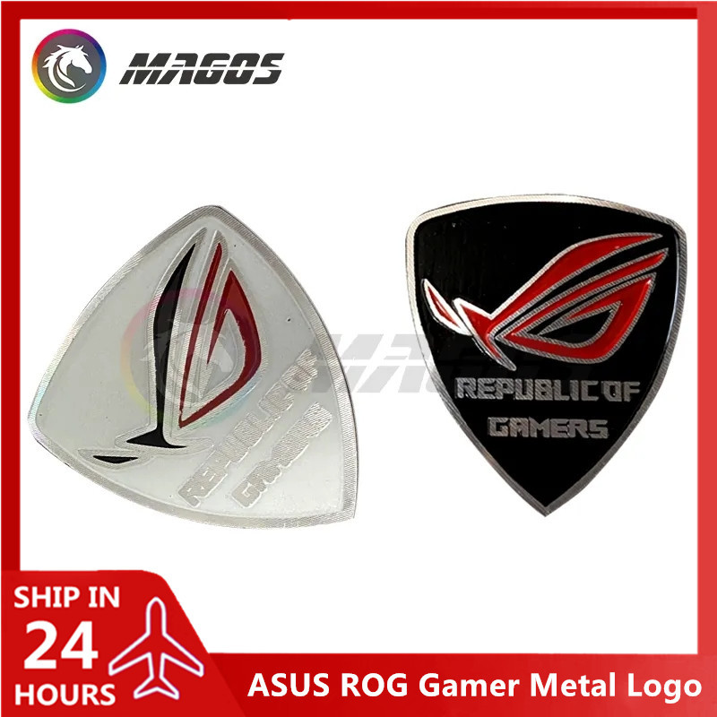 Jual ASUS ROG Gamer Metal Logo Belief Sticker For Phone Computer Case ...