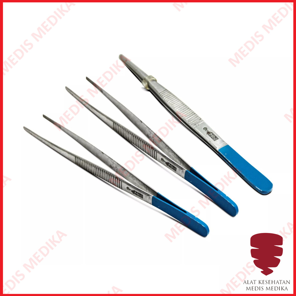 Jual Pinset Anatomis Biru Hand Tools Onemed 12,5cm 12,5 cm Peralatan ...