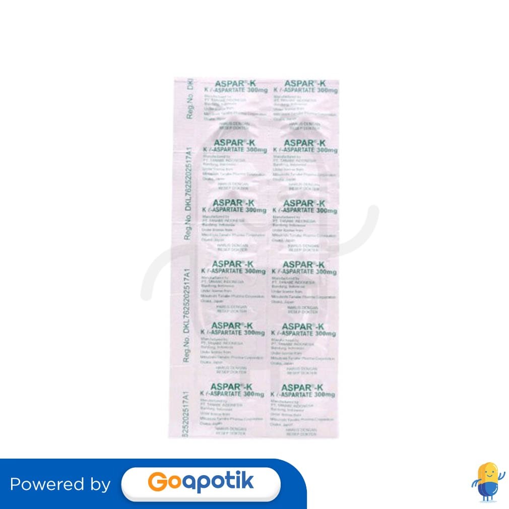 Jual Aspar-K 300 Mg Strip 10 Tablet | Shopee Indonesia