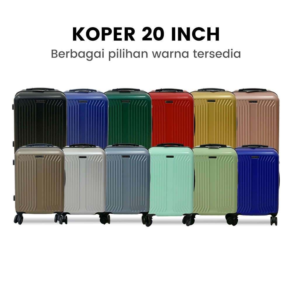 Jual Koper ZL-031 Fiber 20 Inch Koper Kabin bagasi Anti Pecah Travel ...
