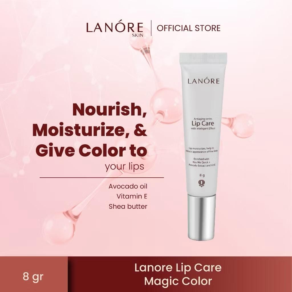 Jual Lanore Lip Care Magic Color With Intelligent Effect 8 gr BPOM ...