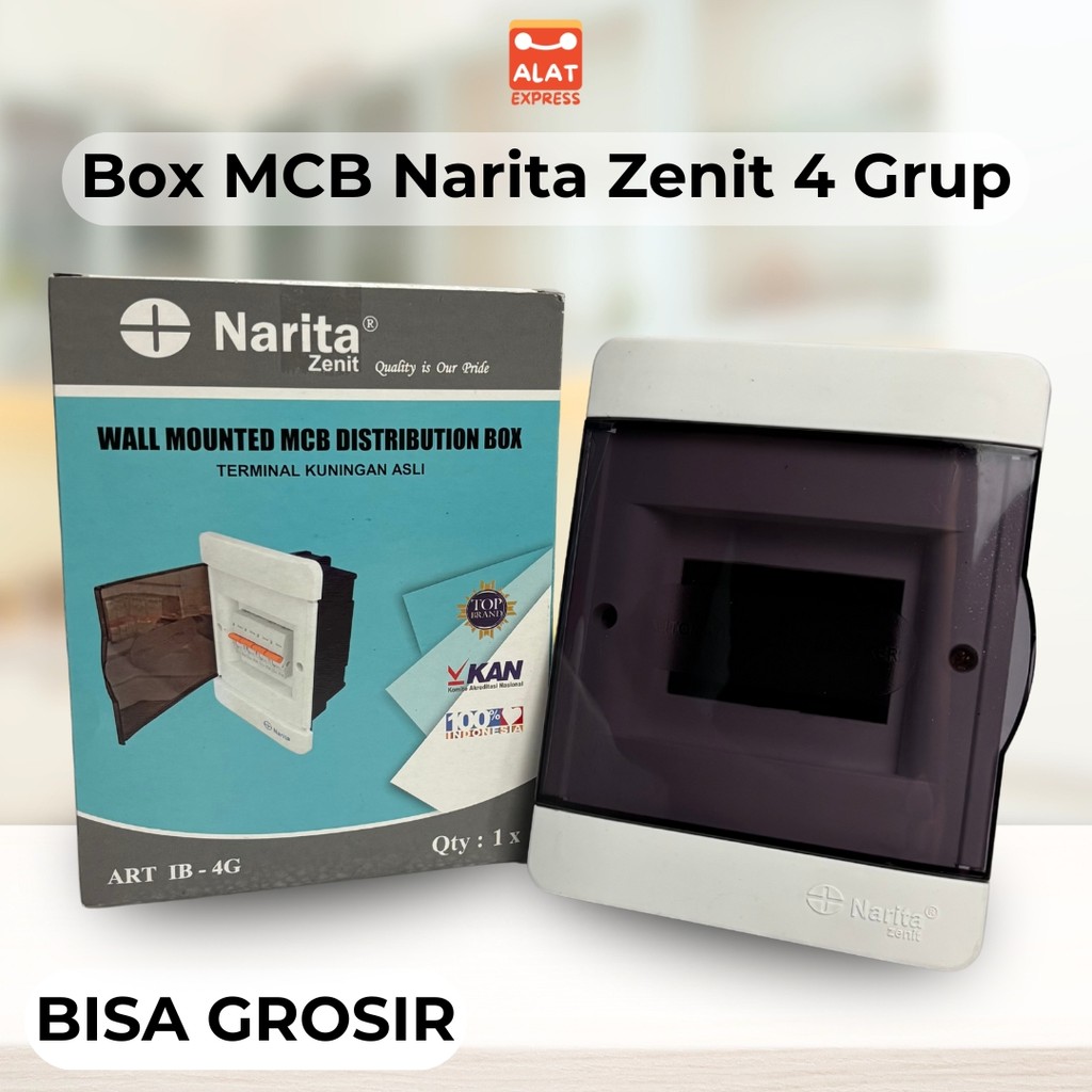 Jual Box MCB 4 Grup Narita Zenit IB Inbow Tanam Panel Listrik Dinding ...
